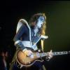 31Jul76 - Toledo, OH / 3 months later and this shot very clearly shows the 2nd cable (XLR) running out to Ace's guitar